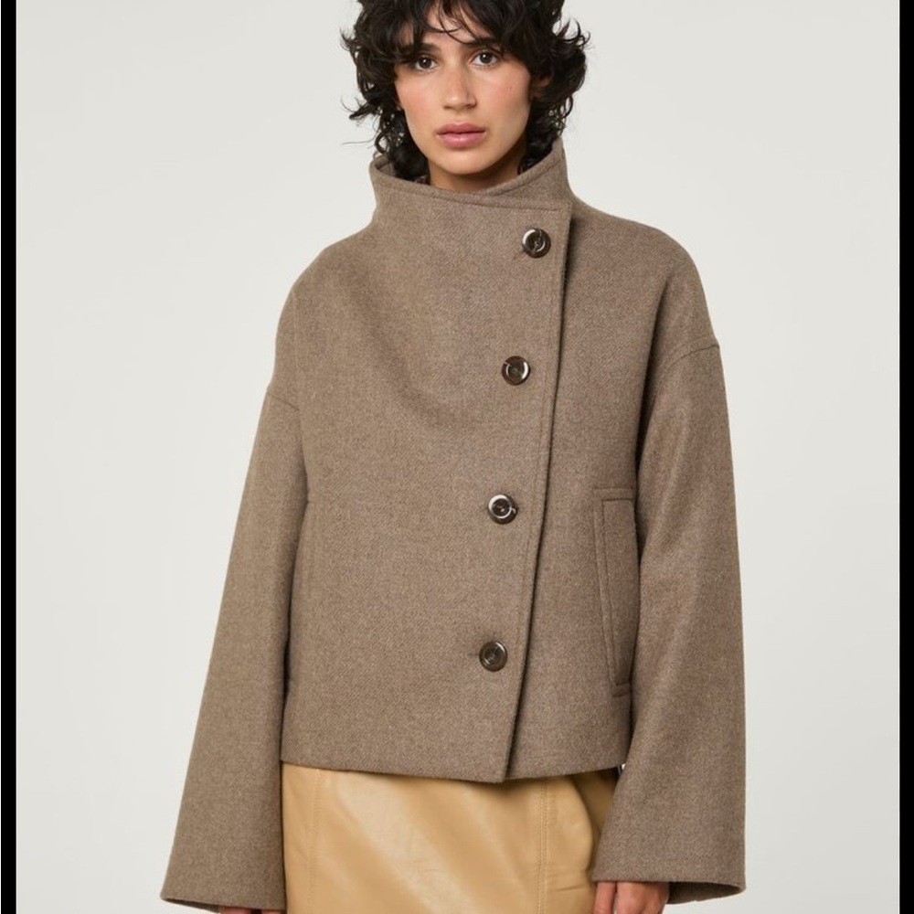 Rouje Tan Cape Jacket